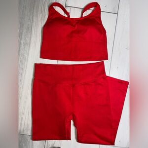Active USA Bold Red Sportswear Set